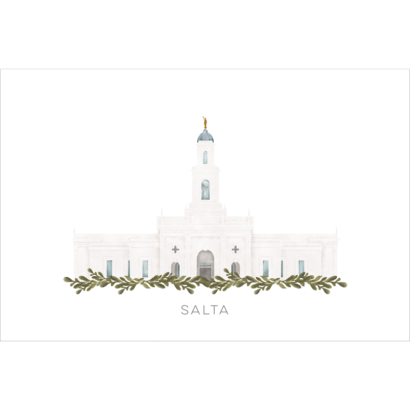 Salta Argentina Temple (11x13 Framed Art), , large image number 2