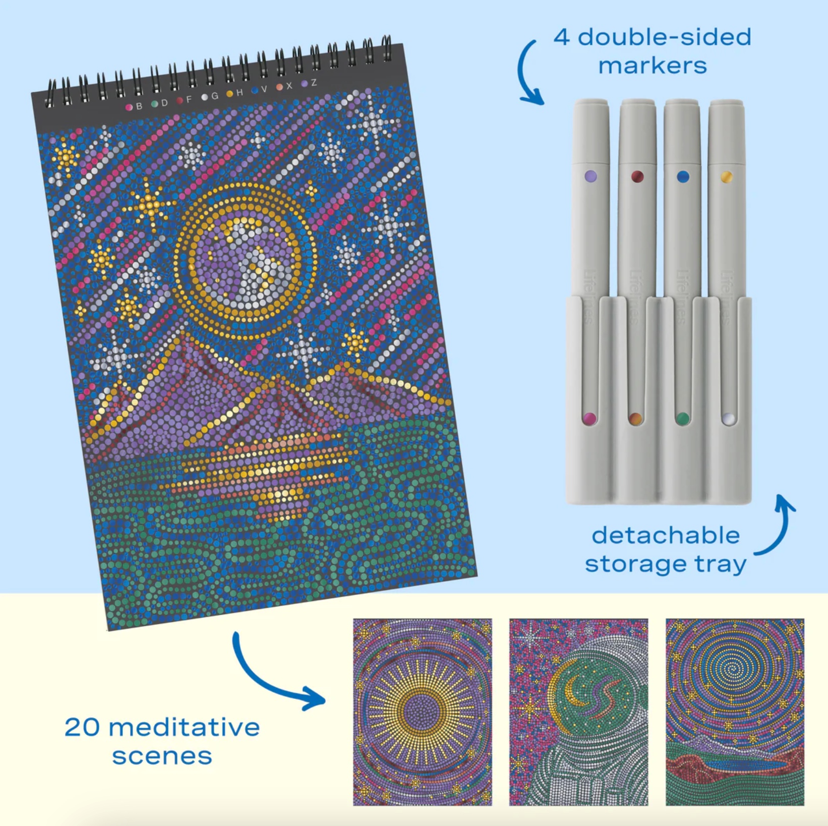 FlowArt Dot-By-Letter, Into the Galaxy, , large