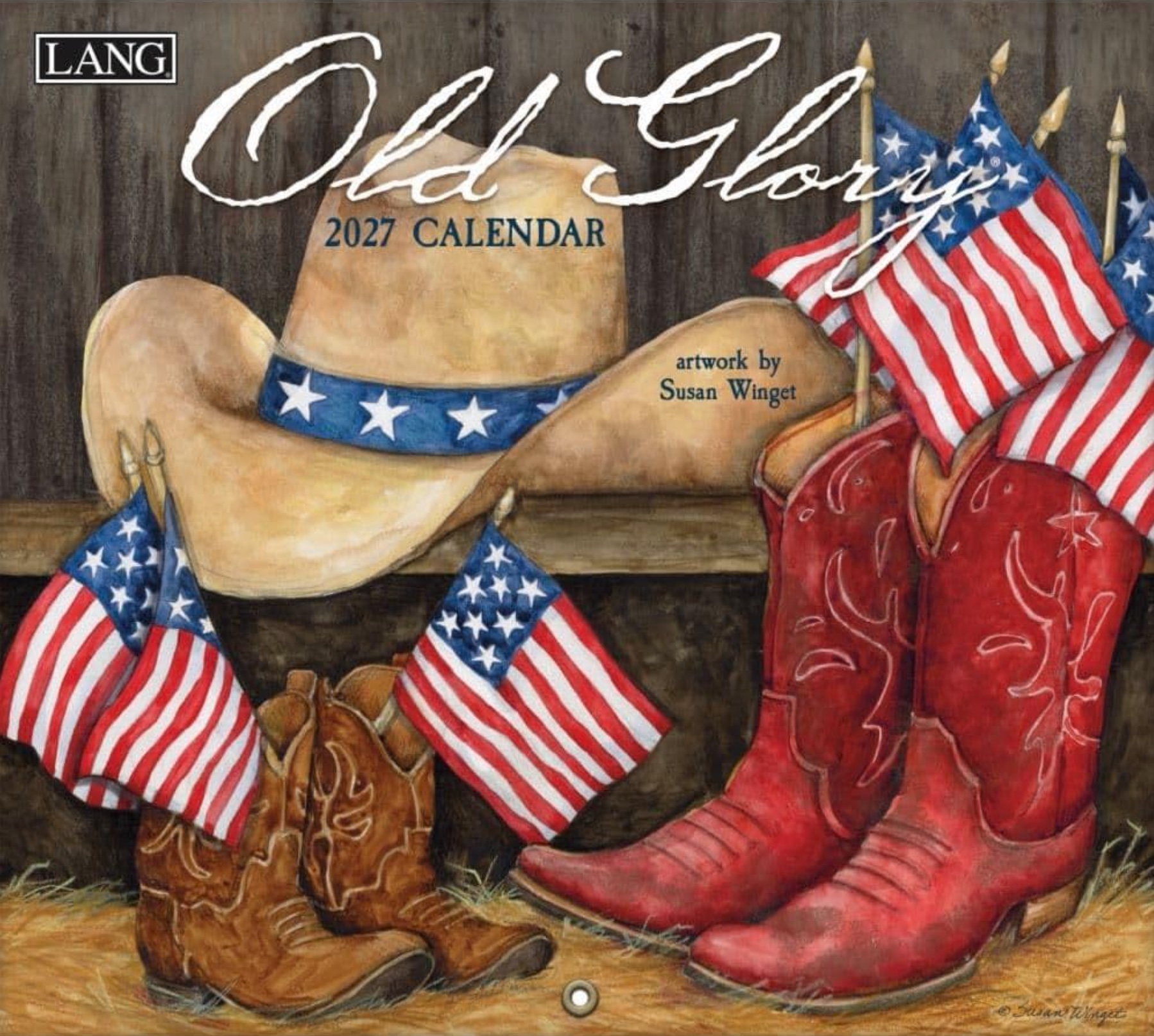 2027 Old Glory Wall Calendar