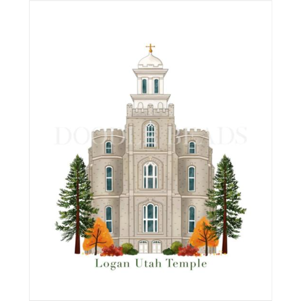 Logan Utah Temple Print
