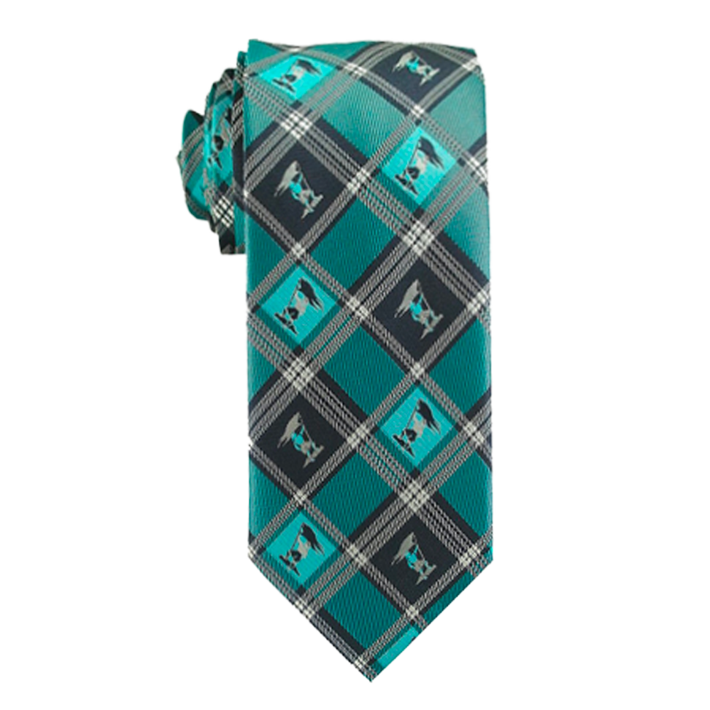 Men's Blue Captain Moroni Necktie