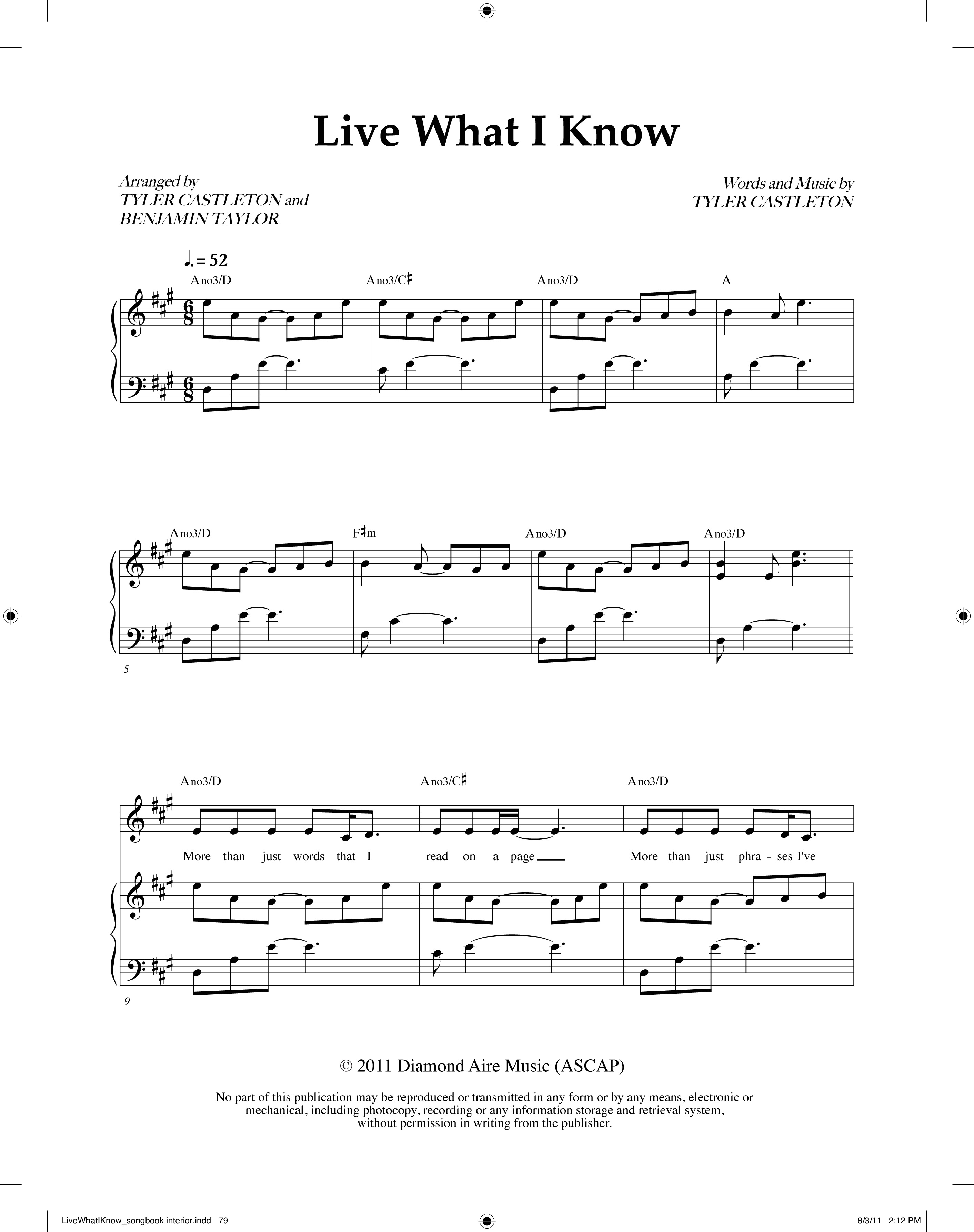 Live What I Know