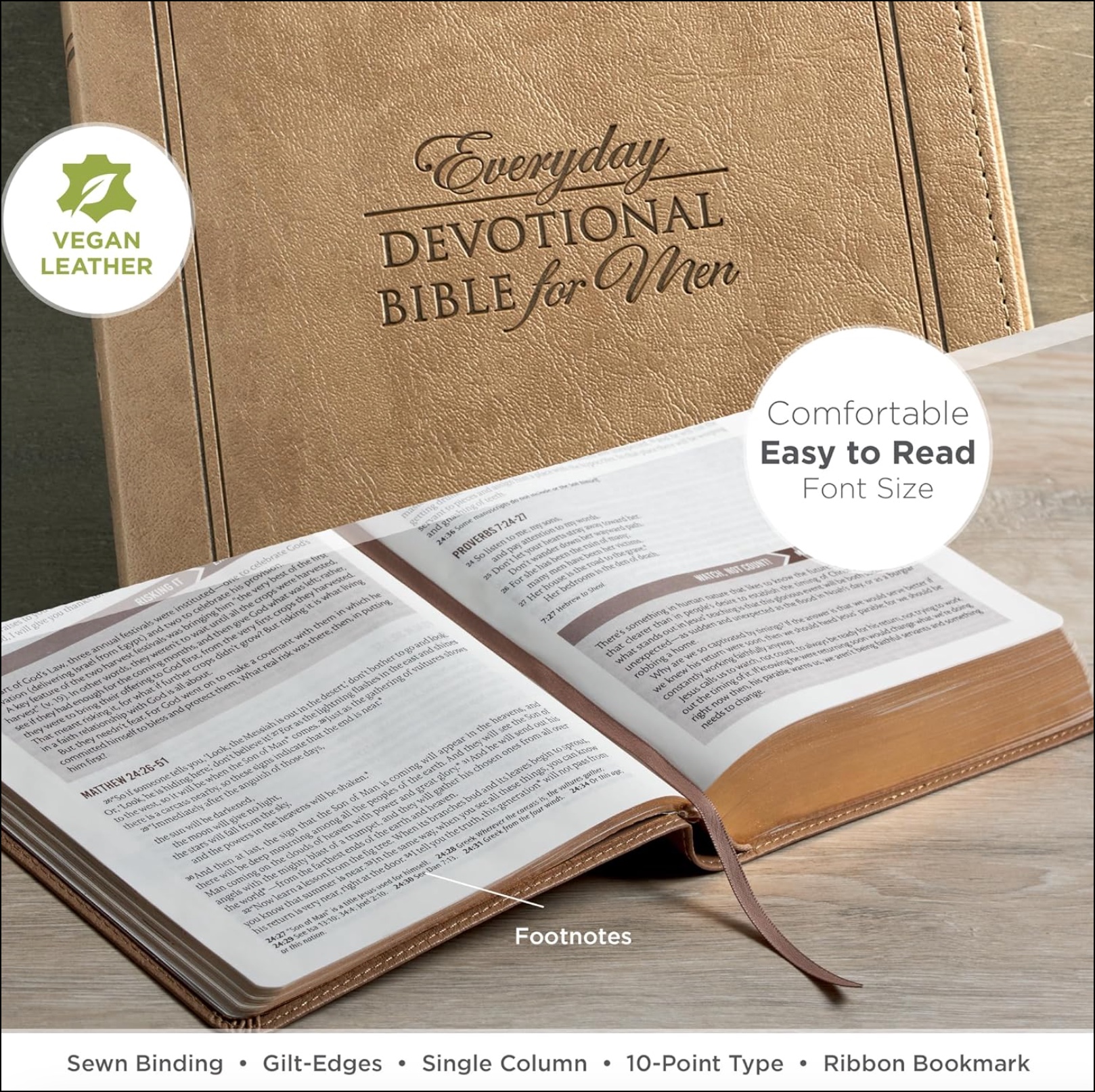 NLT Everyday Devotional Bible for Men, , large image number 3