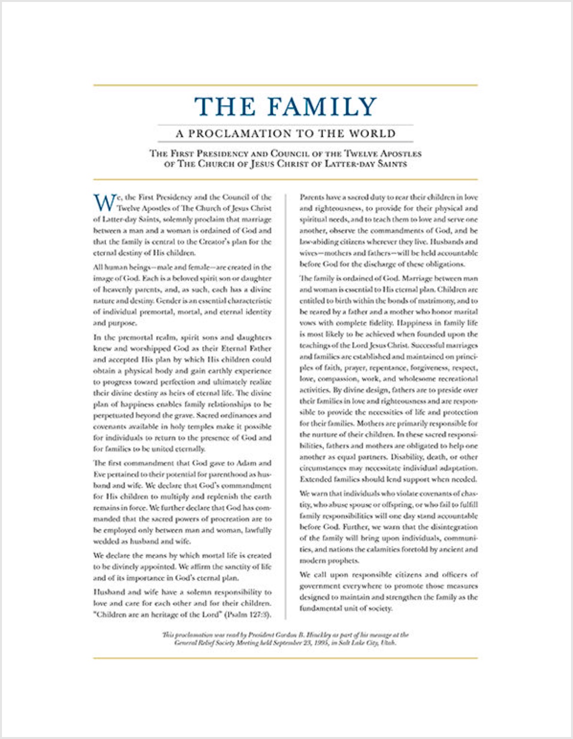 The Family Print