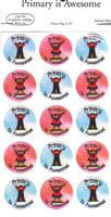 Primary is Awesome Stickers