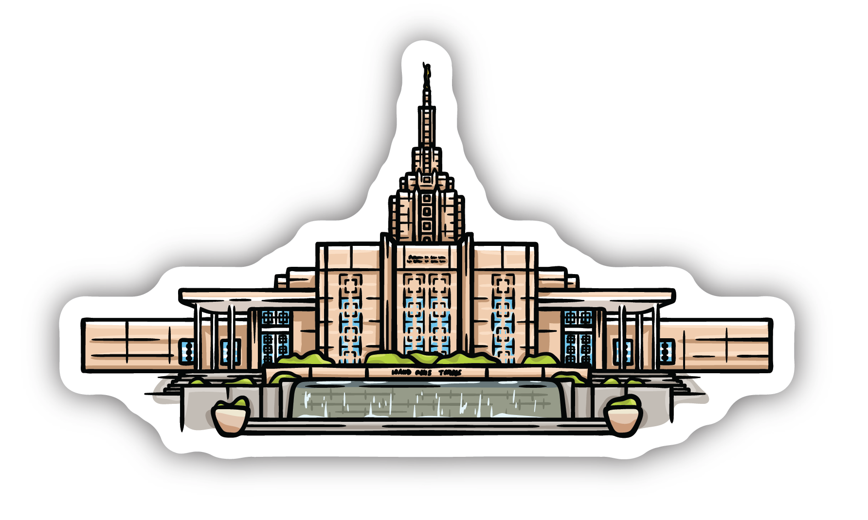 Sticker Idaho Falls Temple