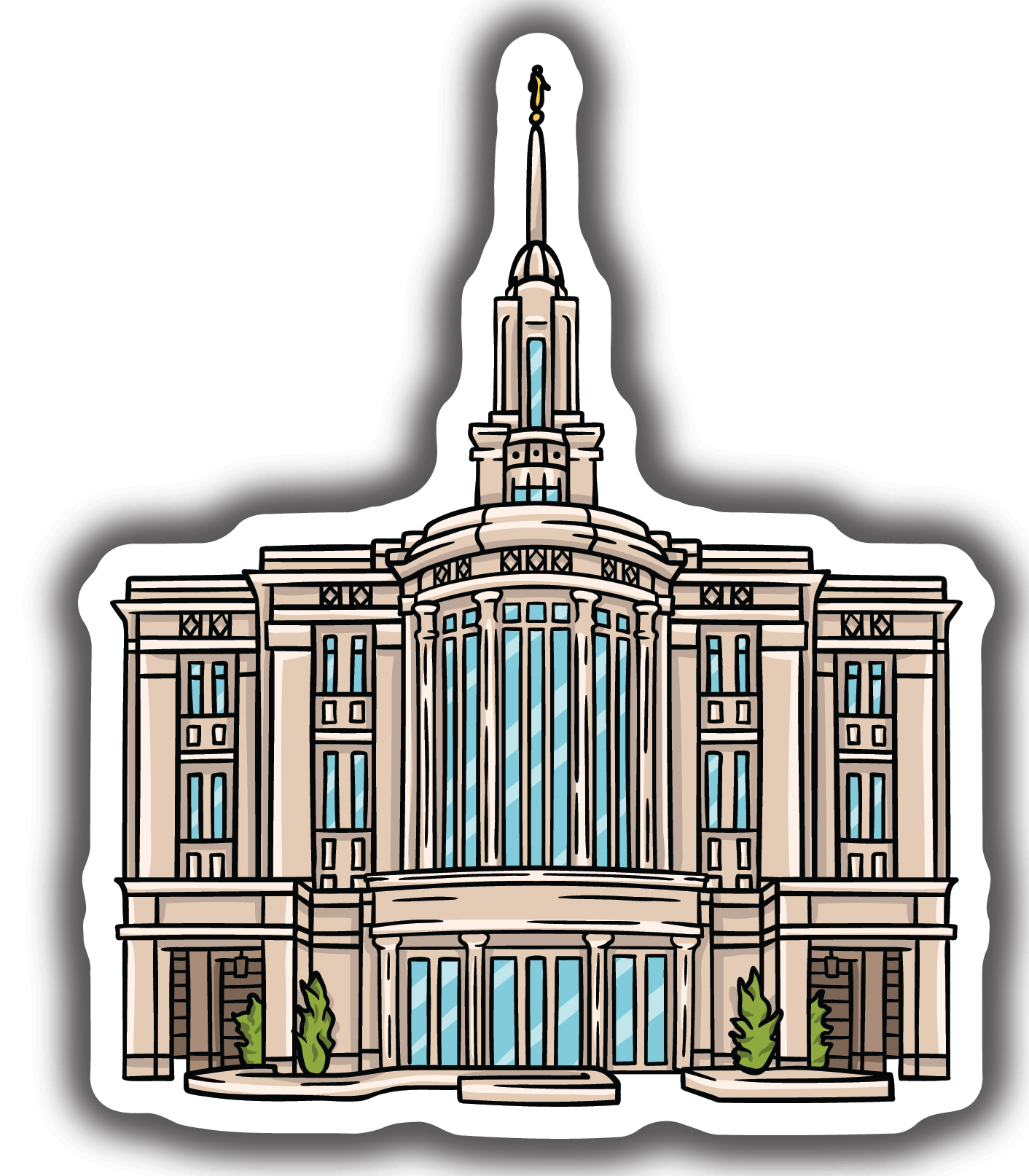 Sticker Payson Temple, , large image number 0