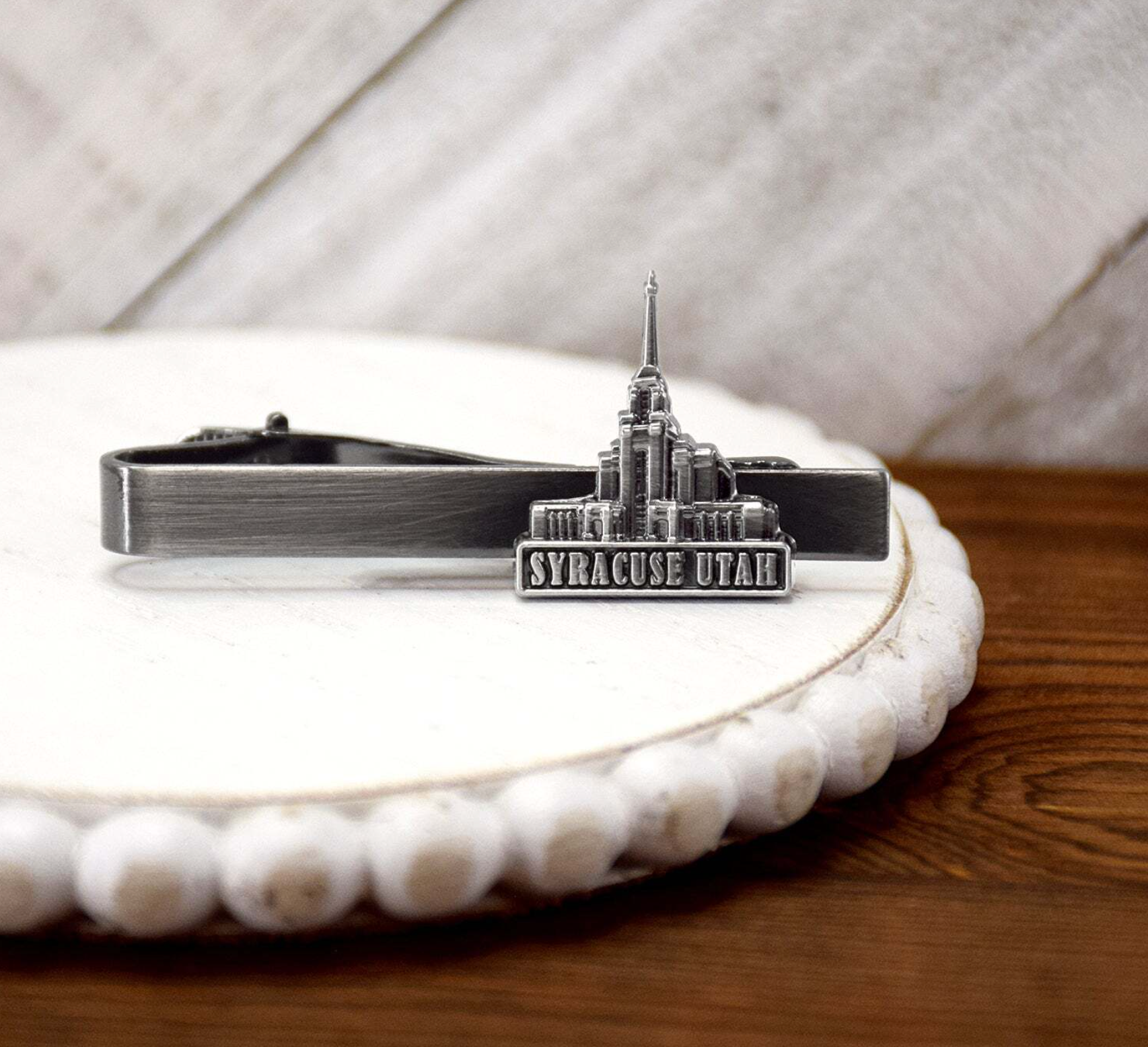 Syracuse Utah Temple Tie Bar, , large image number 4