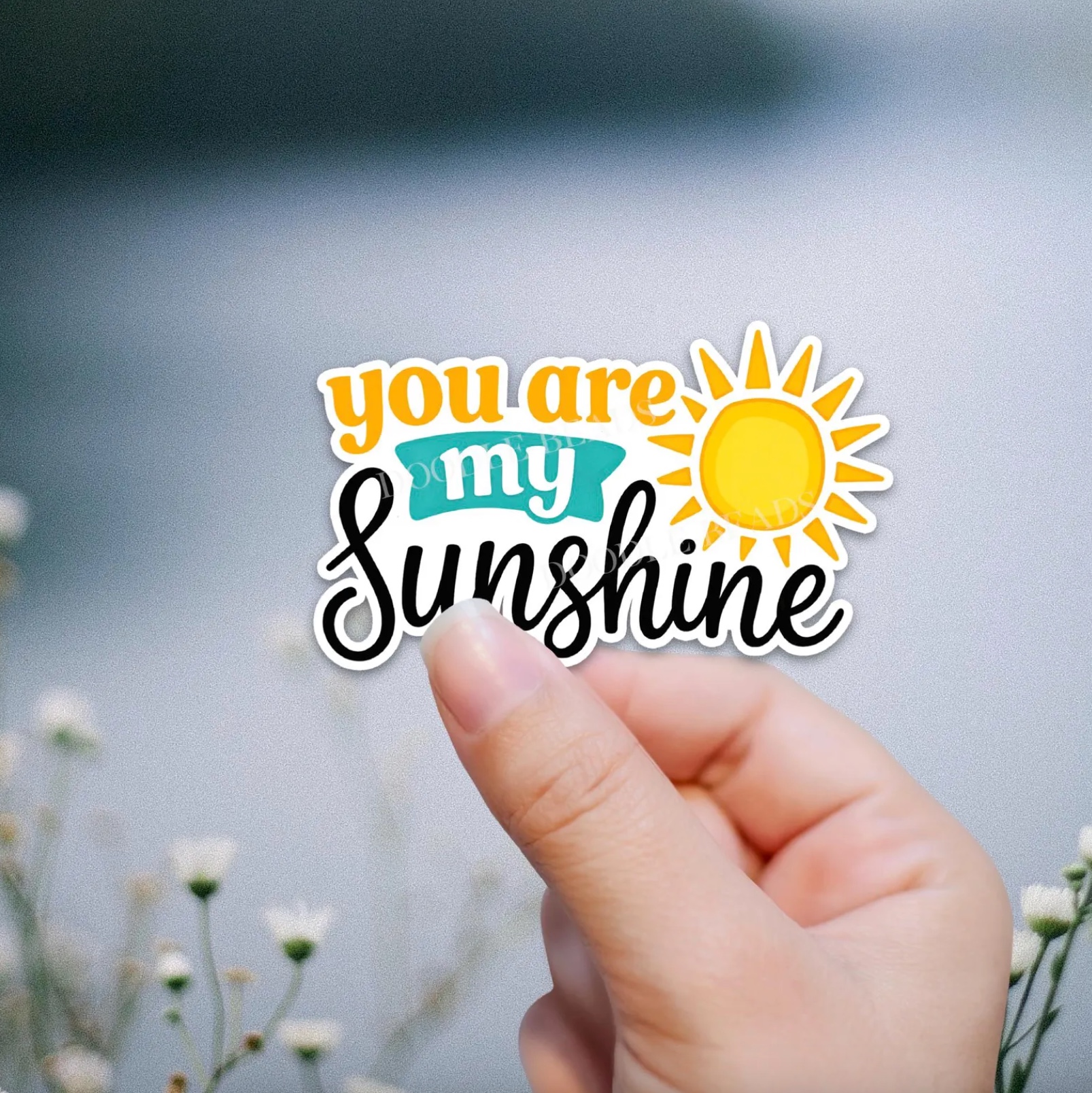 You Are My Sunshine Sticker, , large