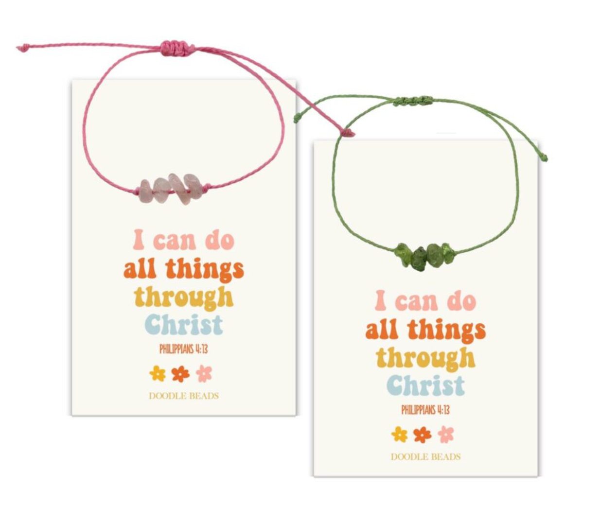 I Can Do All Things 2023 Youth Theme Adjustable Stone Bracelet, , large