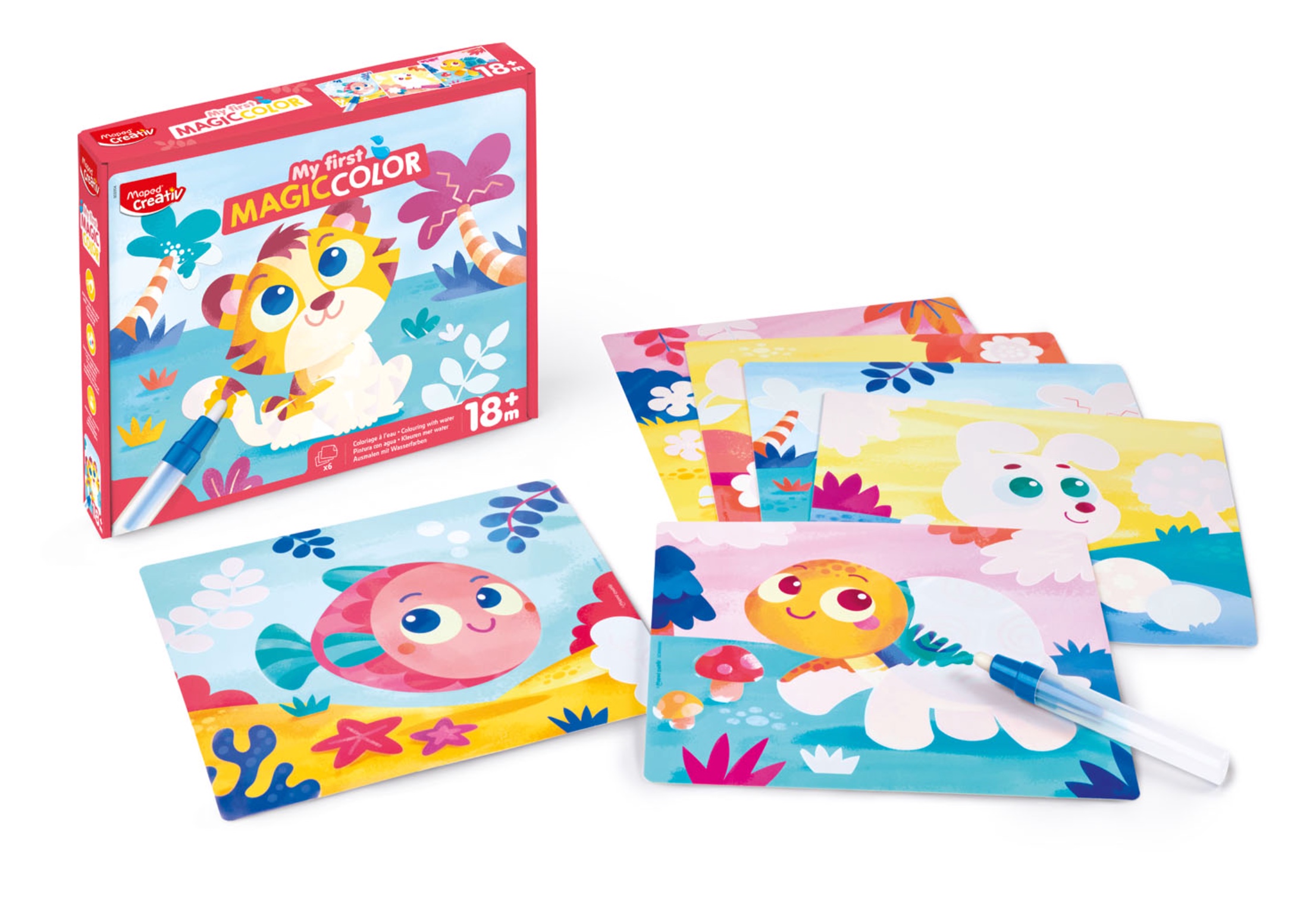 My First Magic Water Coloring Kit, , large
