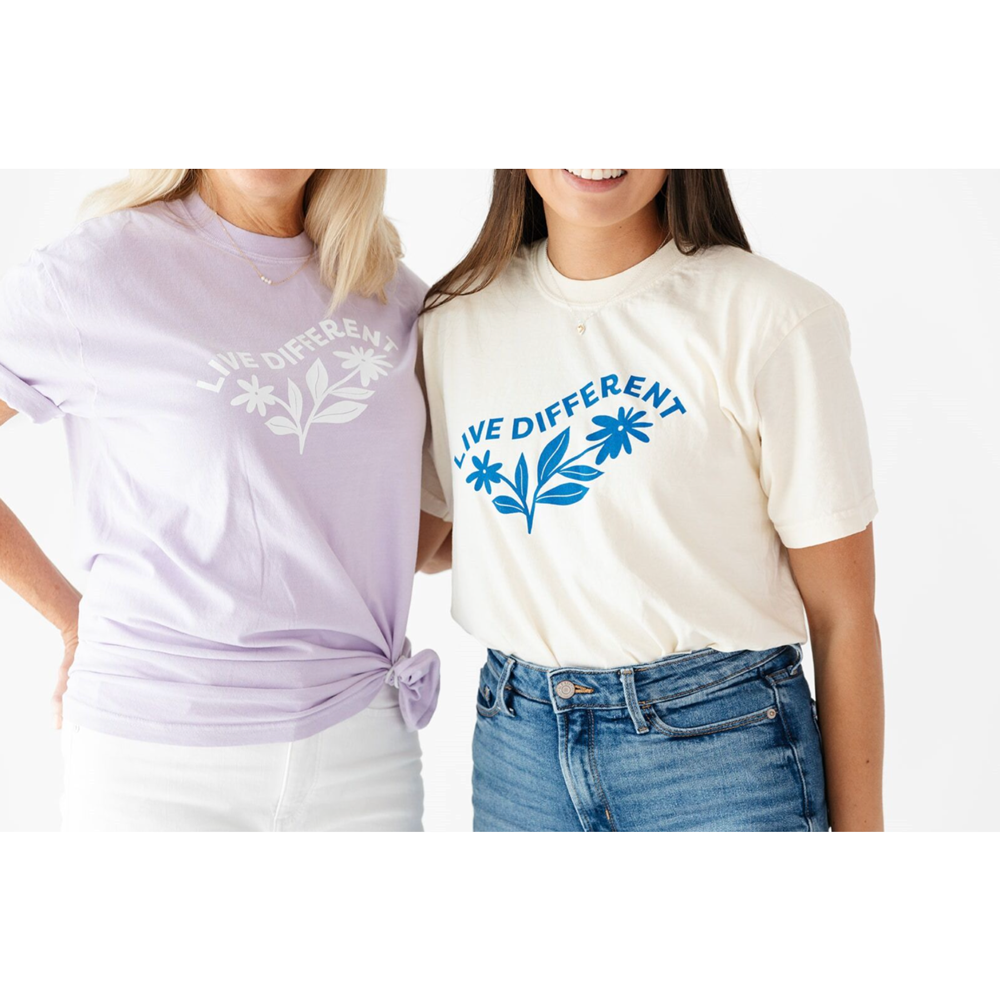 Live Different Women's Orchid T-Shirt, , large