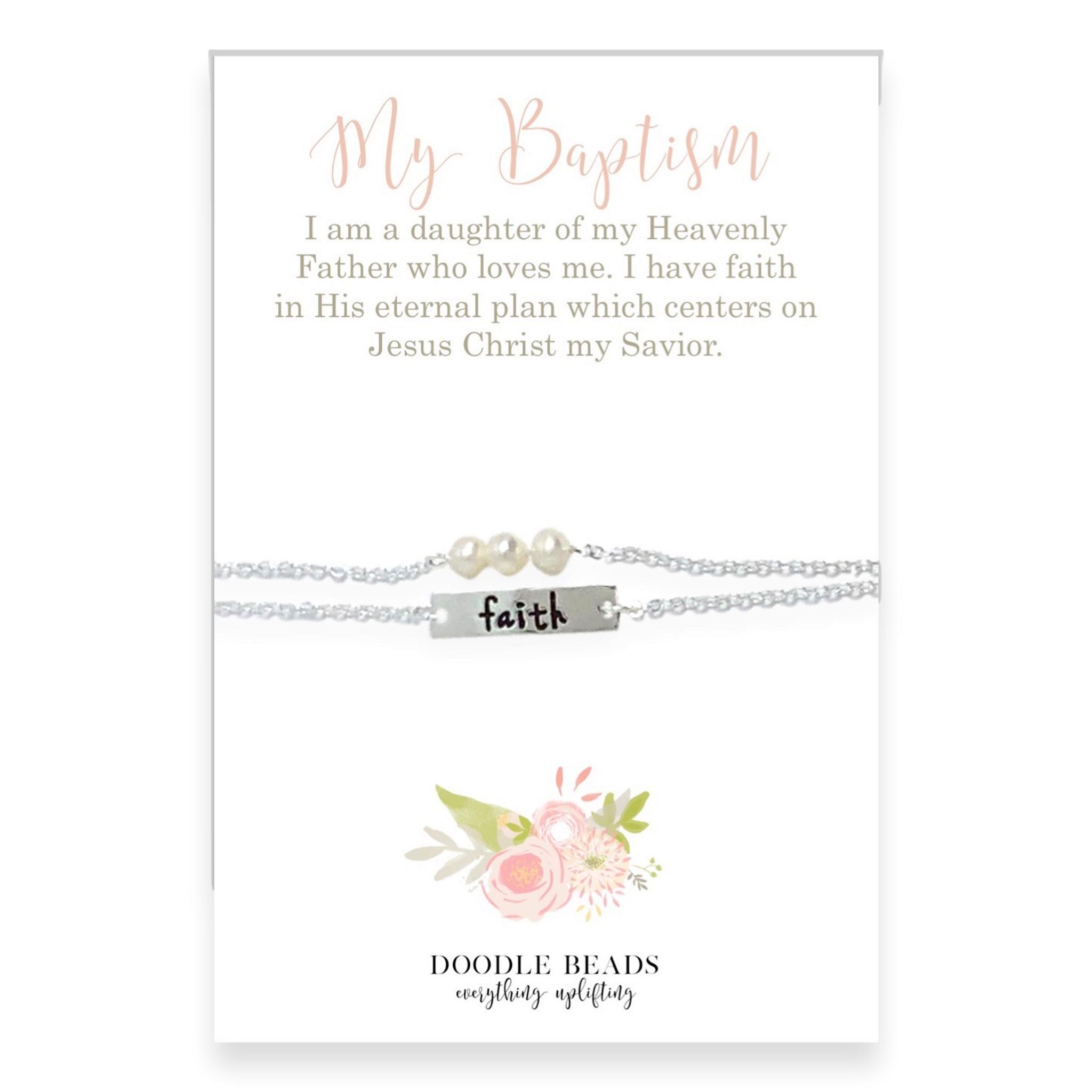 My Baptism Faith Bracelet