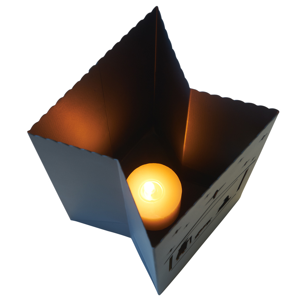Silhouette Metal Nativity Luminaries, , large image number 2