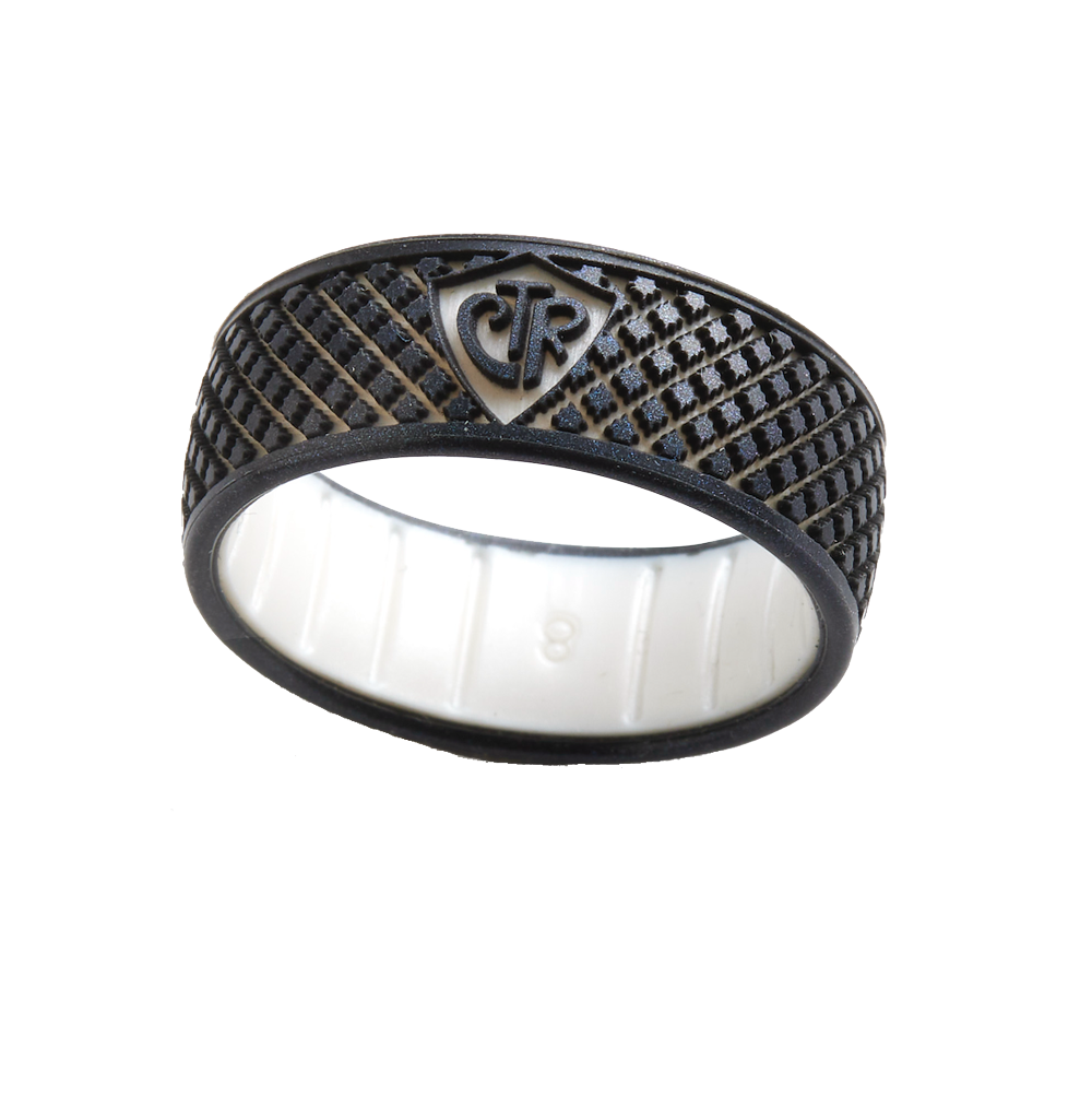 Silicone Grid Wrap Black Pearl and Pearl CTR Ring, , large