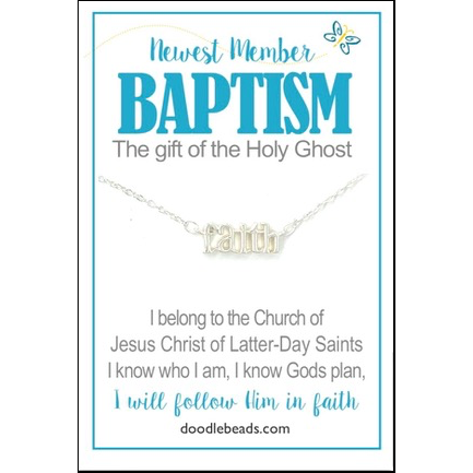 Newest Member Faith Necklace