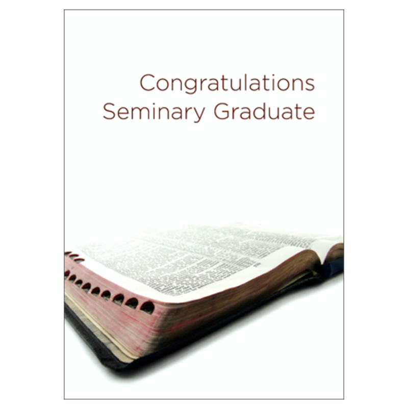 Seminary Graduation Card