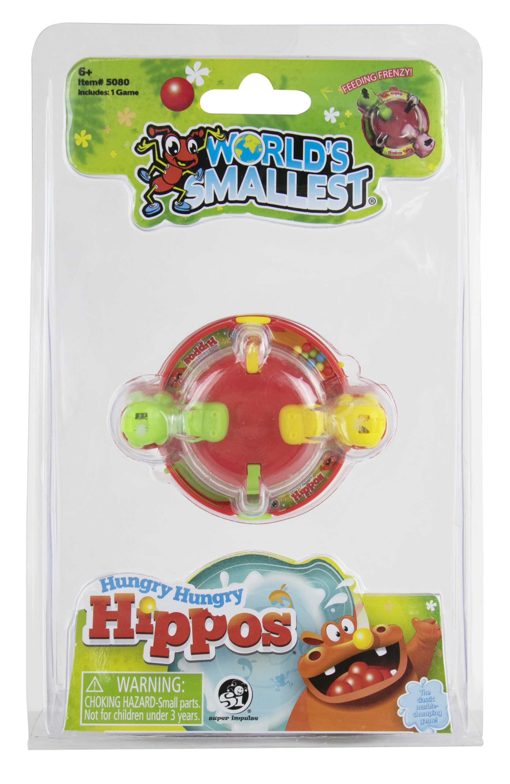 'World's Smallest'  Hungry Hungry Hippo Game
