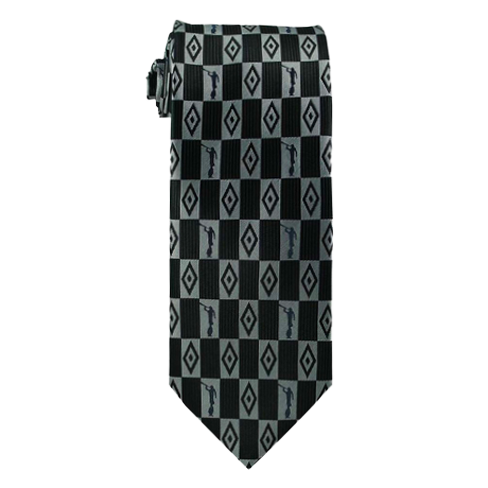 Men's Black Angel Moroni Necktie