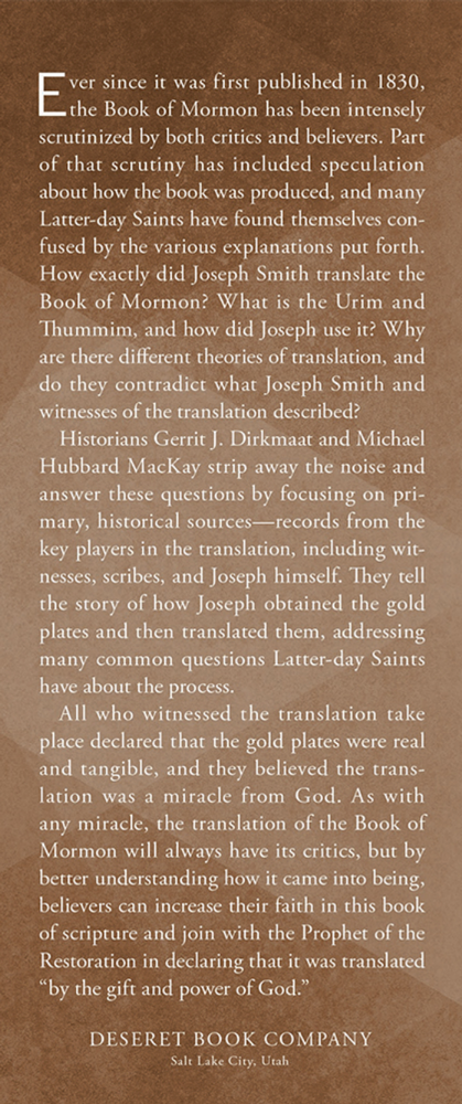 Let's Talk about the Translation of the Book of Mormon, , large image number 1