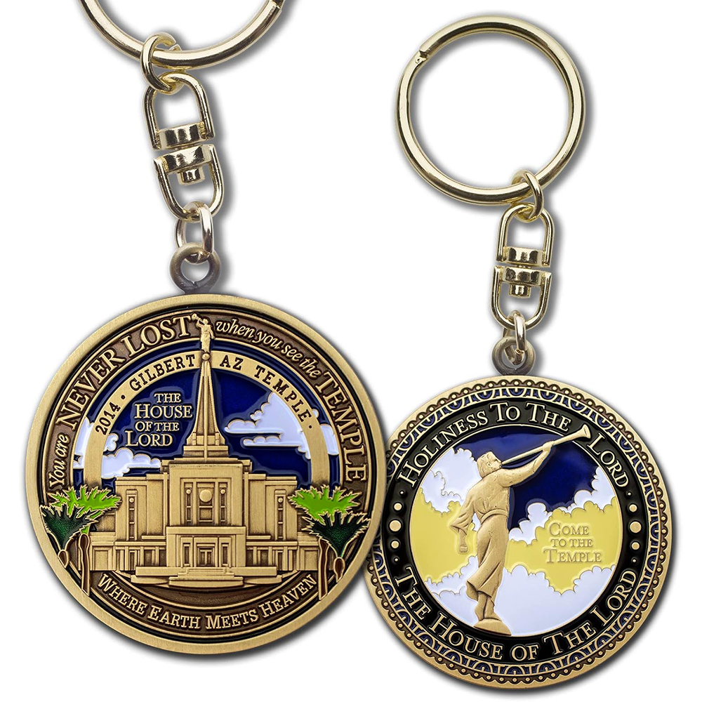 Gilbert Arizona Temple Keychain, , large image number 3