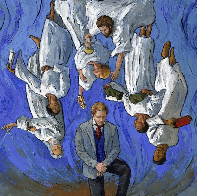Divers Angels (32x28 Framed Art Size), , large image number 3