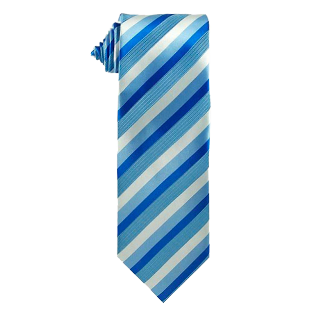 Youth Blue/Blue Stripe Necktie