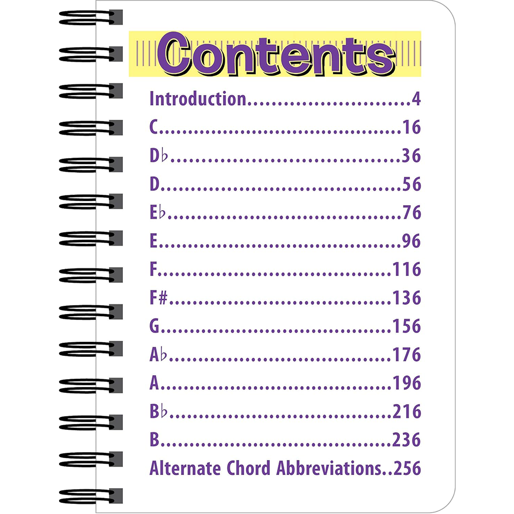 Piano Chord Book Songbook, , large