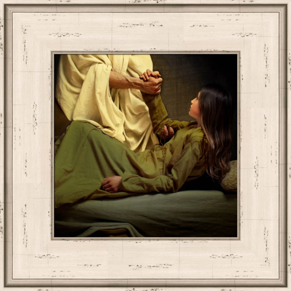 Talitha Cumi (14x14 Framed Art)