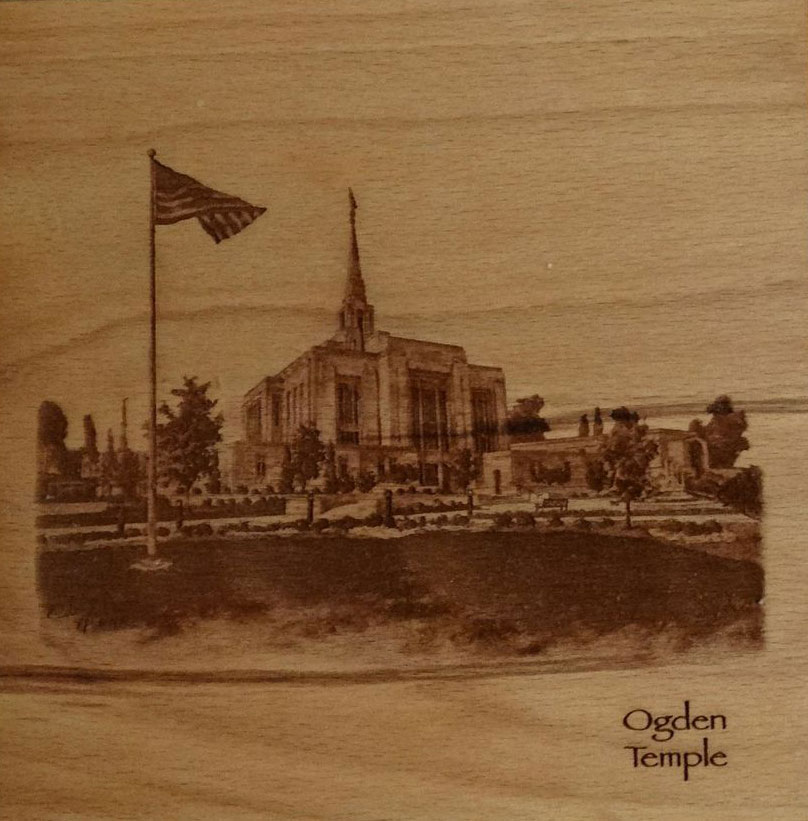 Ogden Temple (6x6 Plaque)