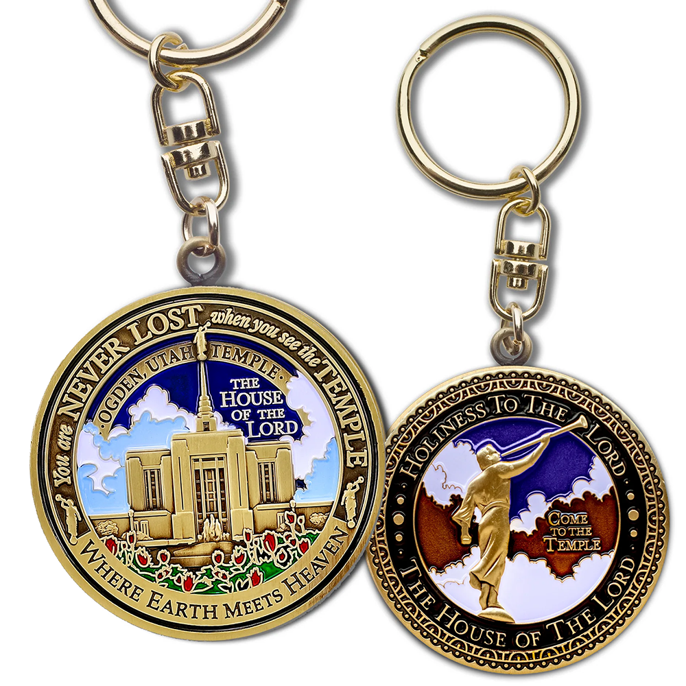 Ogden Utah Temple Keychain, , large image number 3