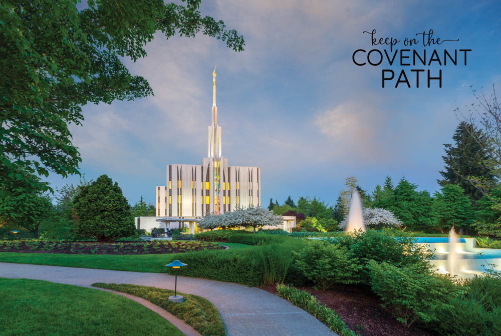 Seattle Washington Temple Repositionable Poster