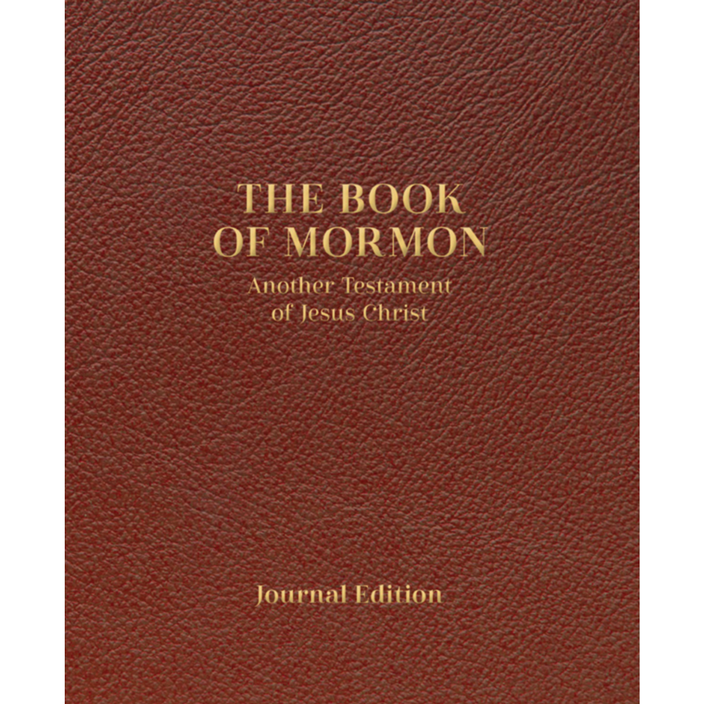 The Book of Mormon, Journal Edition, Faux Leather, Chestnut (No Index)