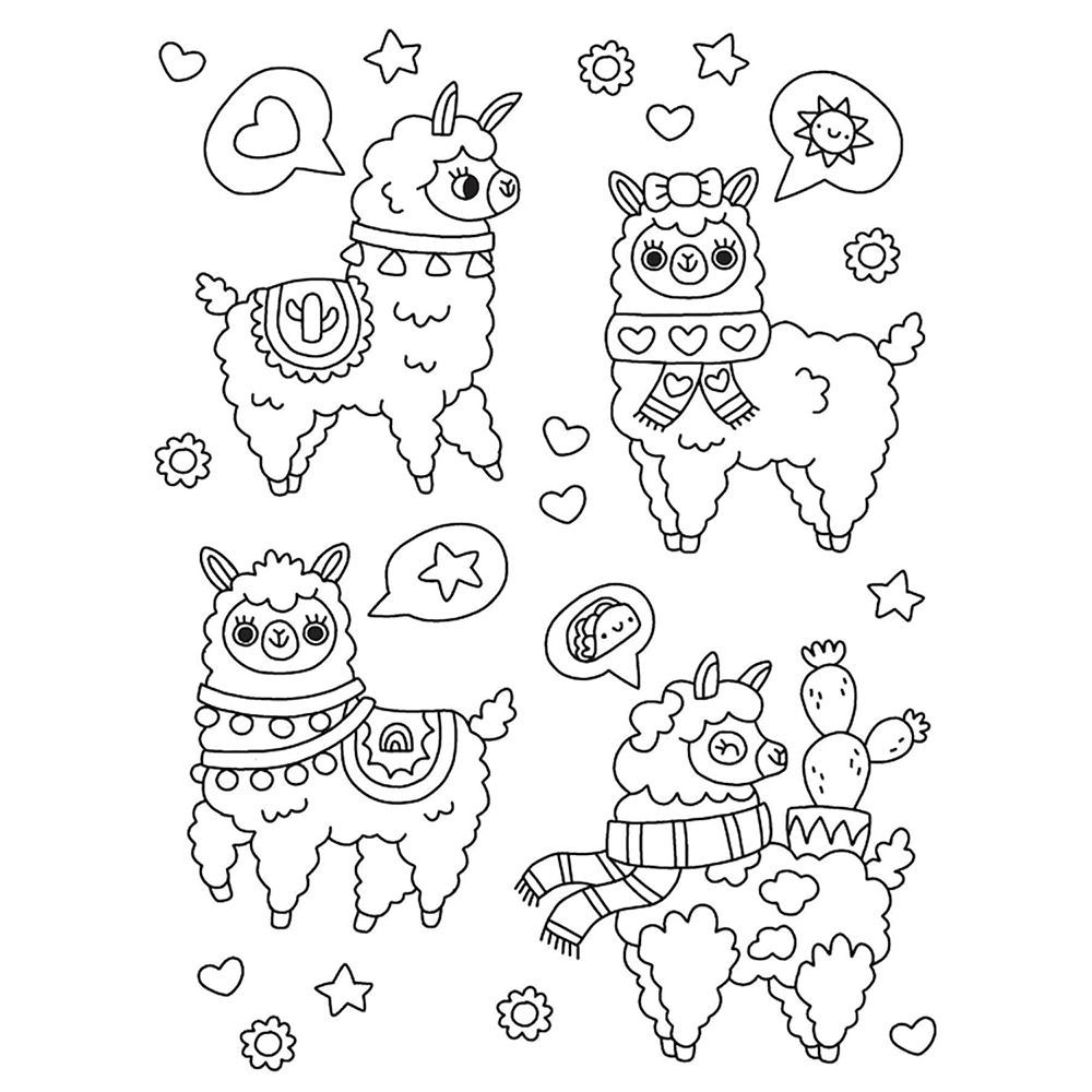 Kaleidoscope Too Cute Coloring, , large image number 2