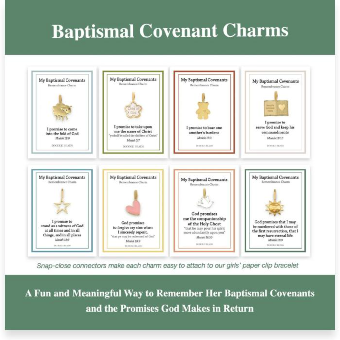 Lamb Baptismal Covenant Charm, , large