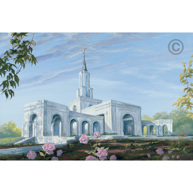Sacramento Temple Color Sketch