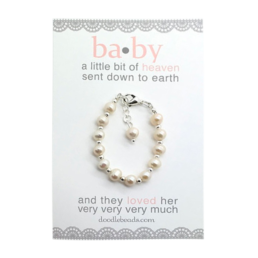 Pearl Baby Blessing Bracelet