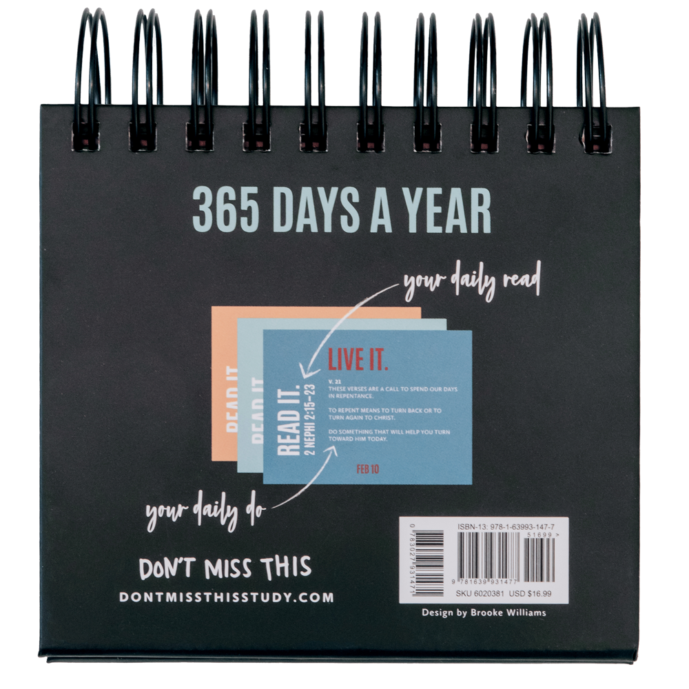 Don't Miss This Daily Book of Mormon Calendar, , large image number 2