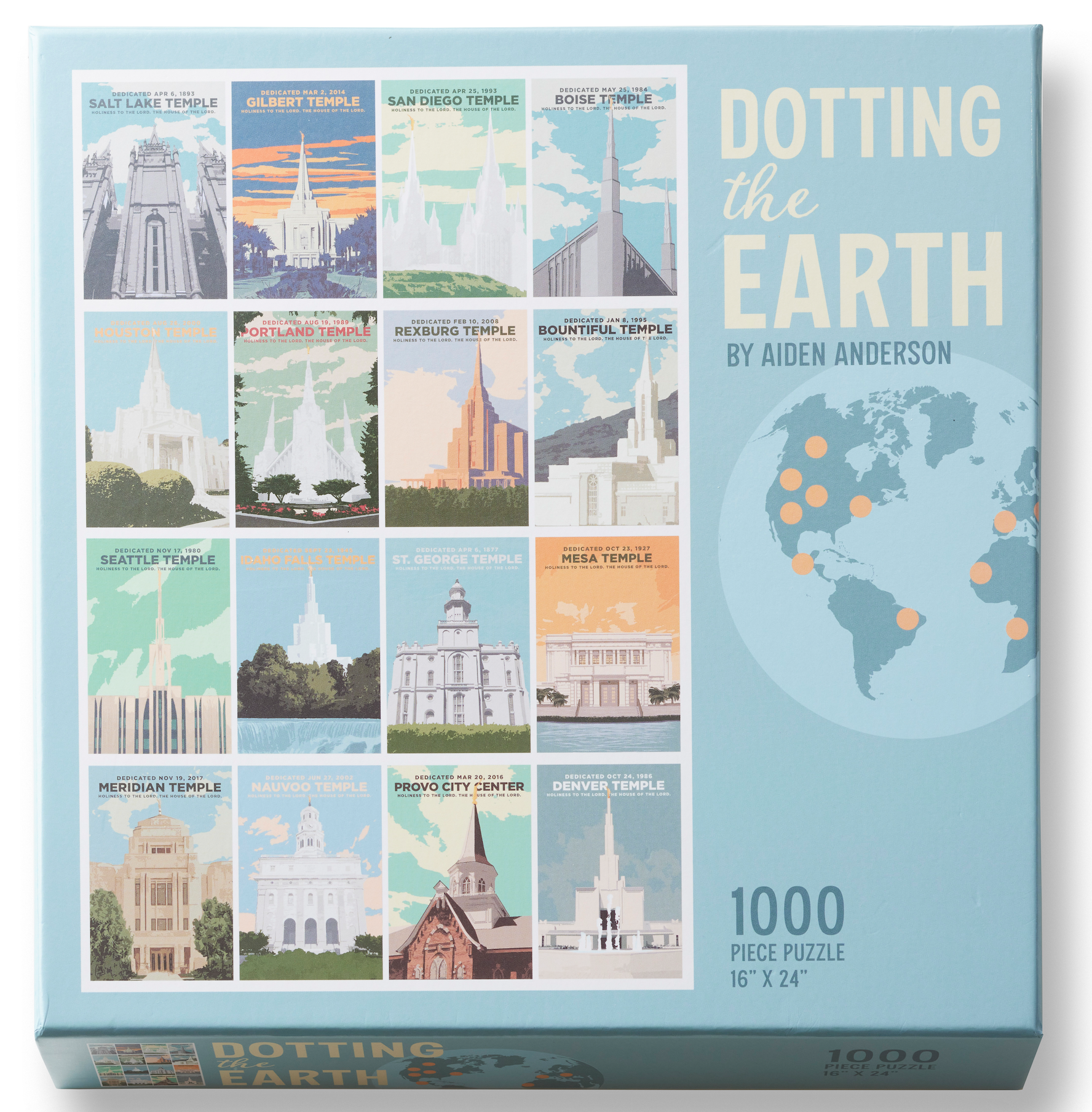 Dotting the Earth 1000 Piece Puzzle