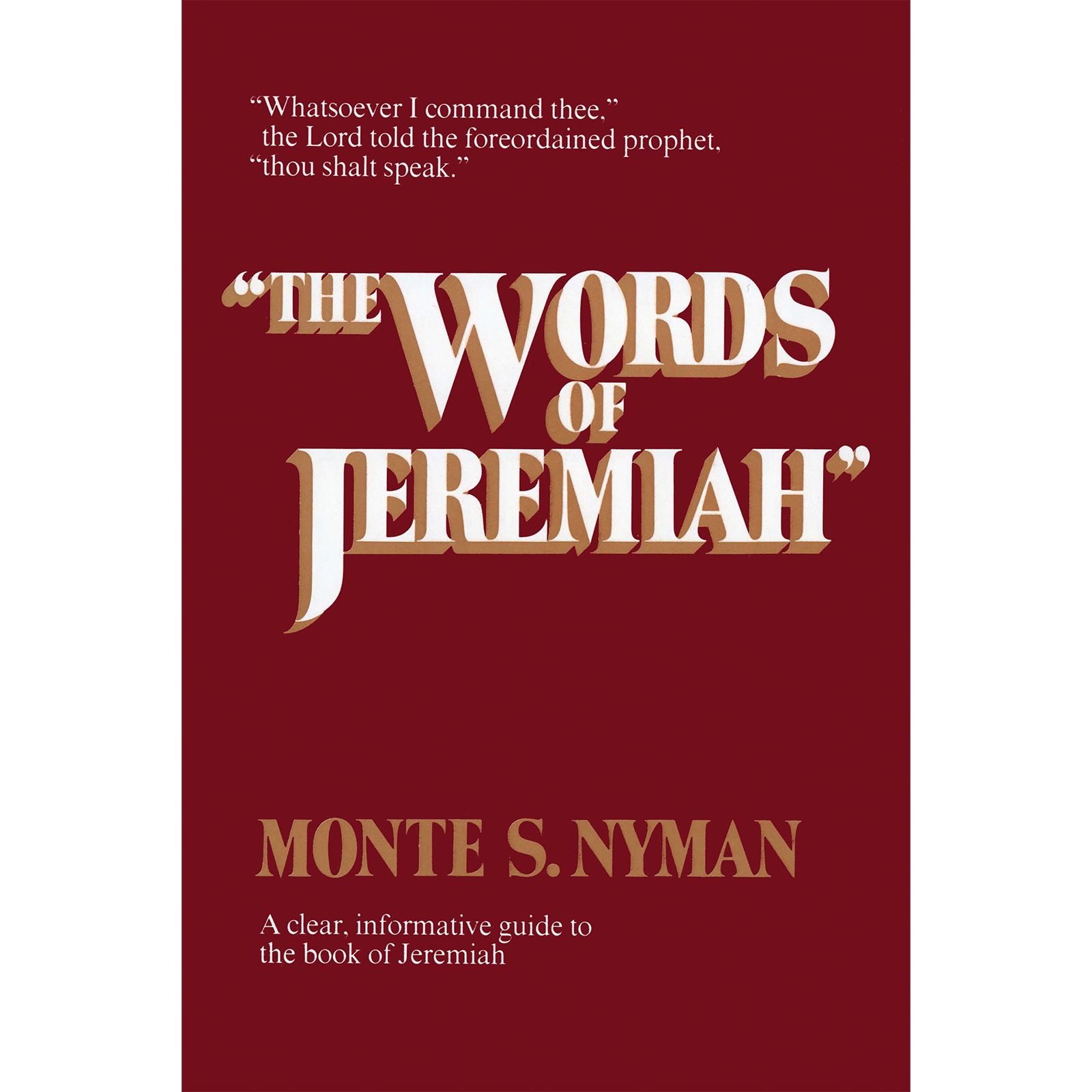 The Words of Jeremiah