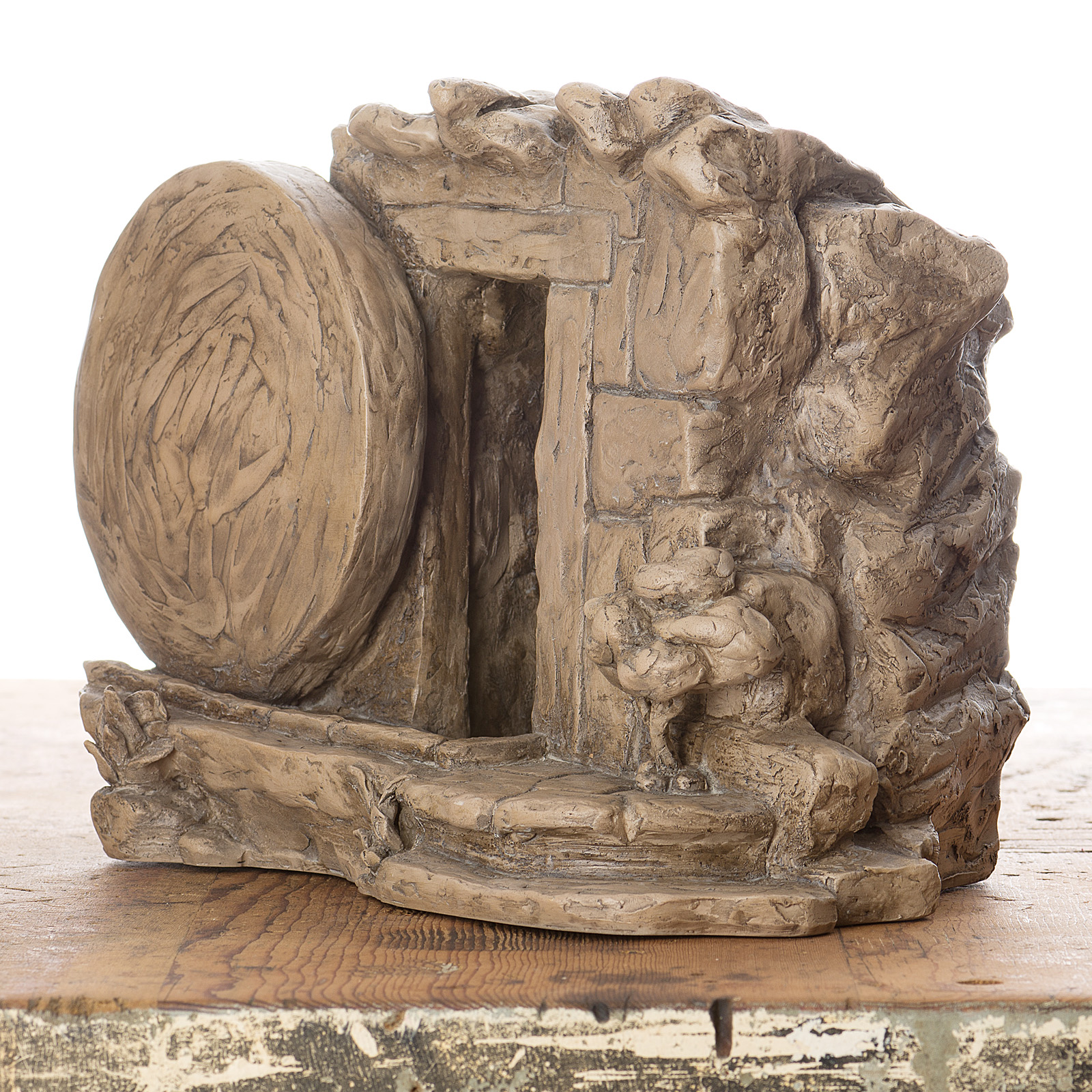 He Is Risen Tomb Bronze Resin Sculpture, , large image number 4