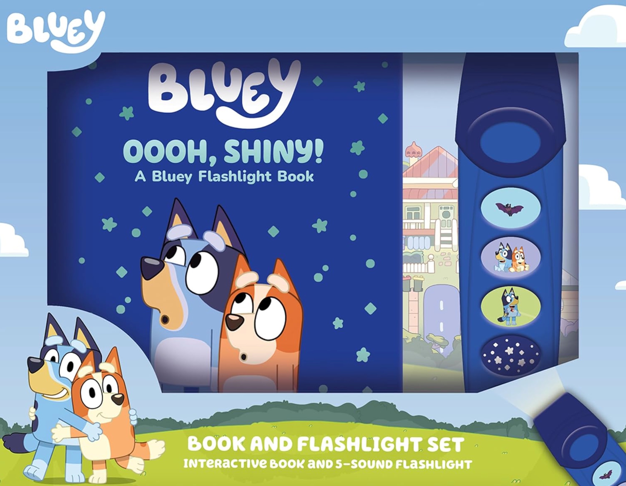 Bluey Oooh, Shiny! Flashlight Adventure Box Set