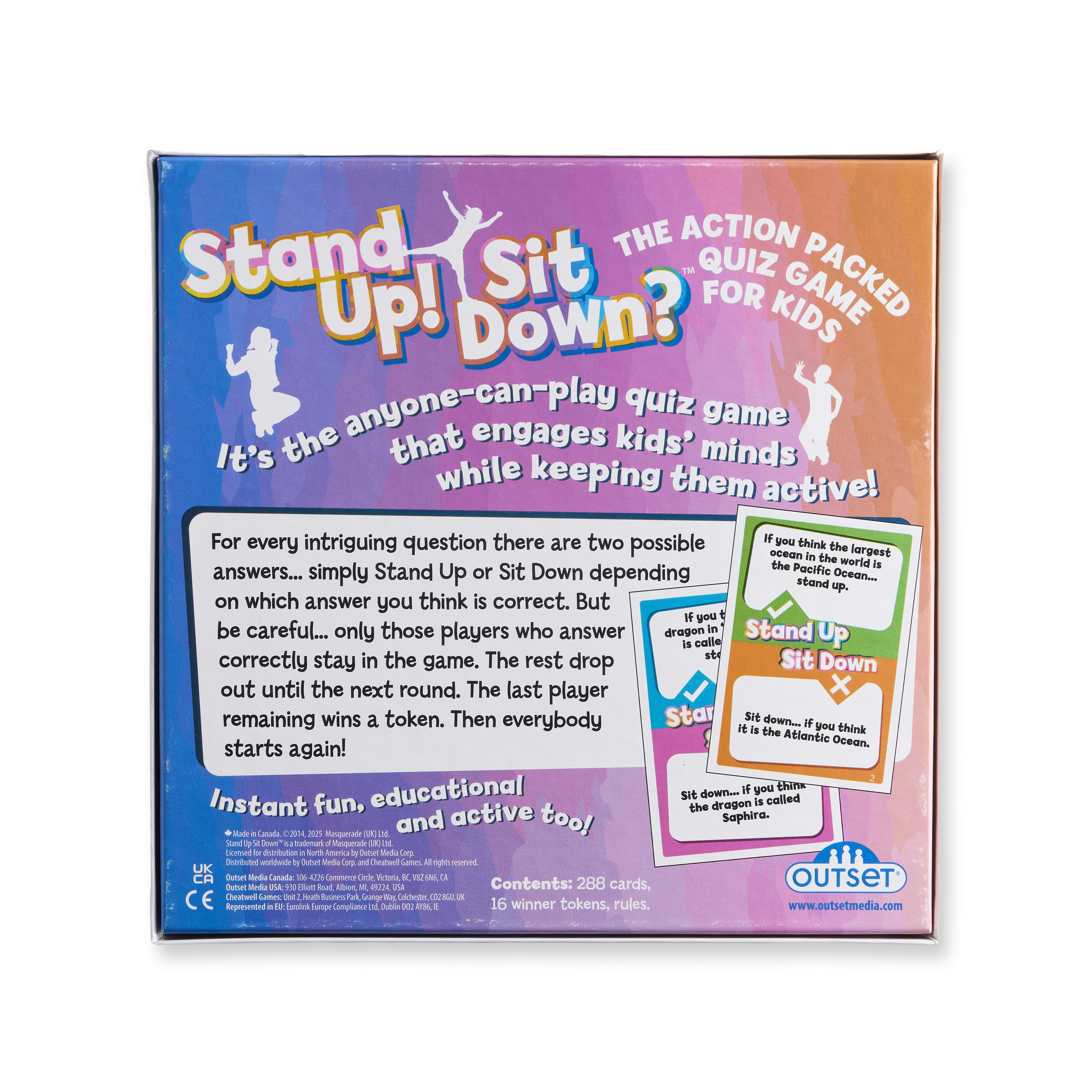 Stand Up! Sit Down? Card Game, , large