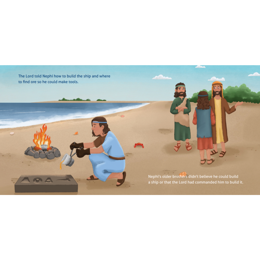 Nephi Builds a Ship, , large