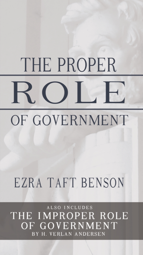 The Proper Role of Government