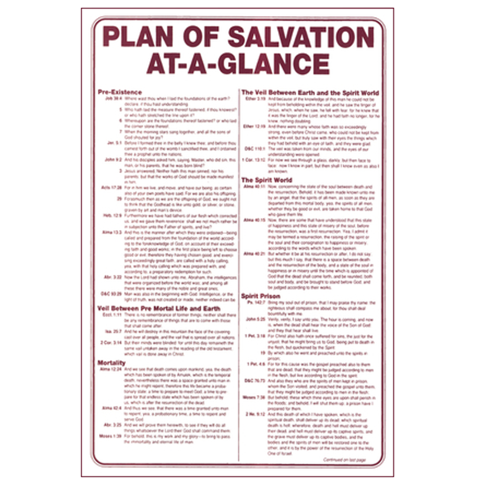 At A Glance Plan of Salvation