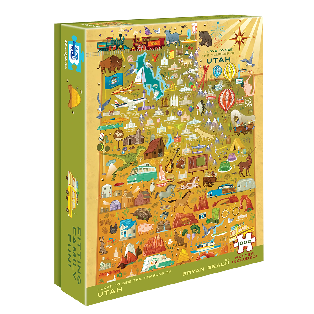 Temples of Utah 1000 Piece Puzzle