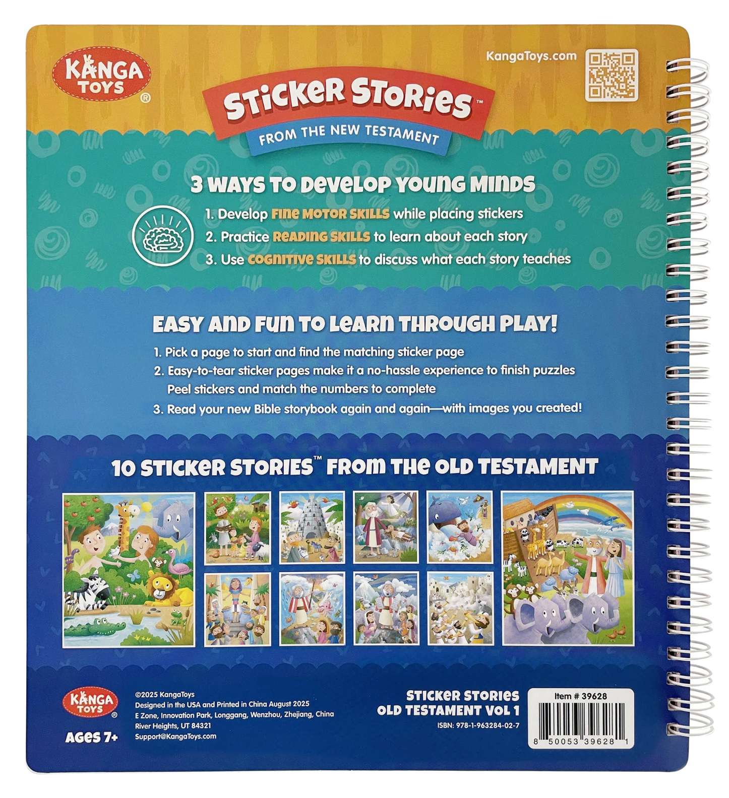 The Old Testament Sticker Stories (Bible Stories, Volume 1), , large