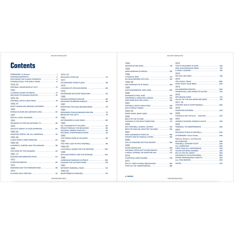 100 Years of BYU Football, , large