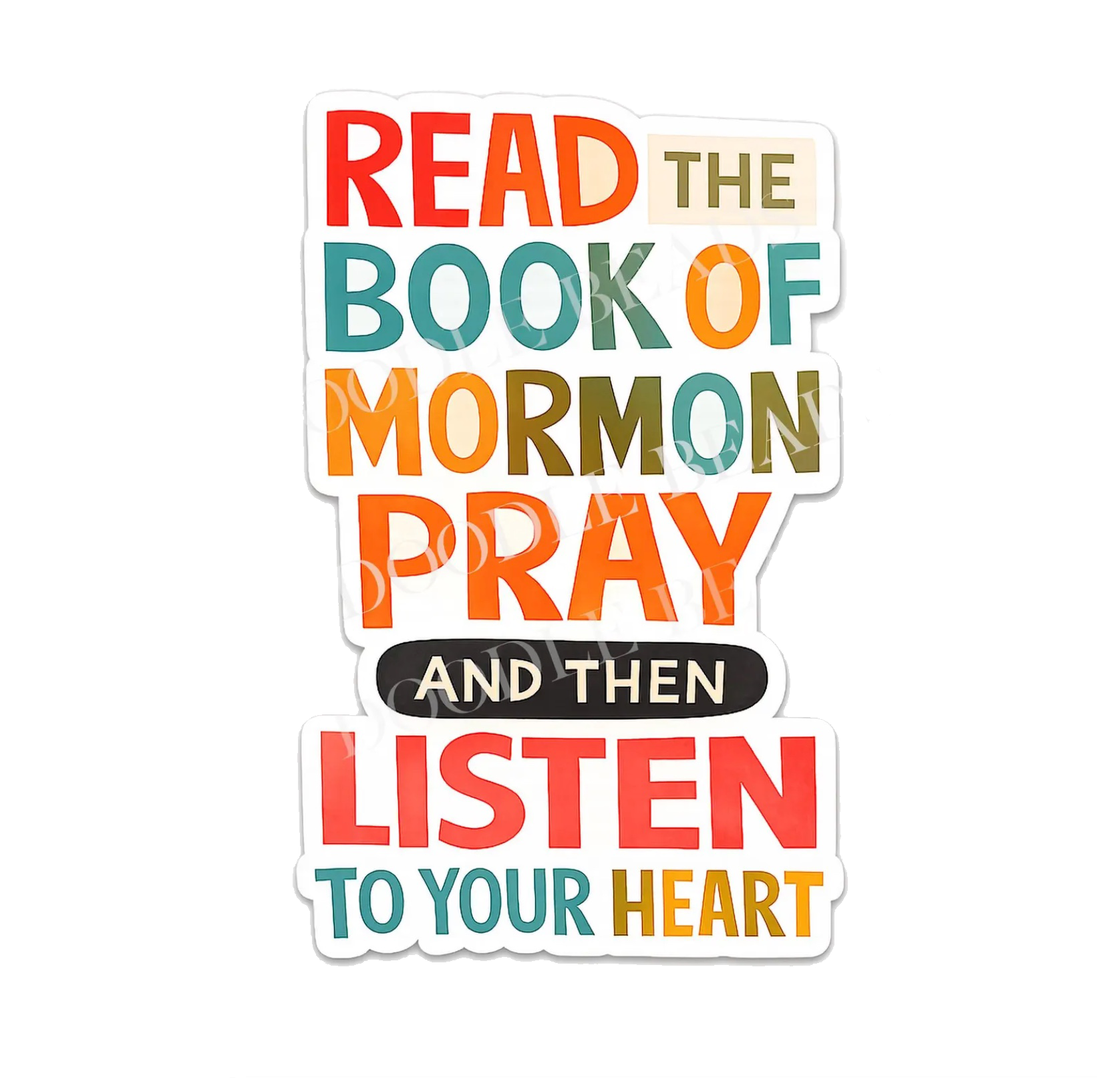Read the Book of Mormon Sticker